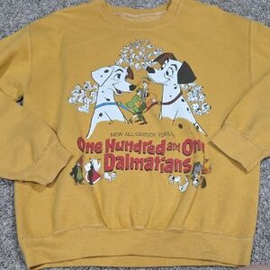 Disney Mustard 101 Dalmatians Crewneck Sweater